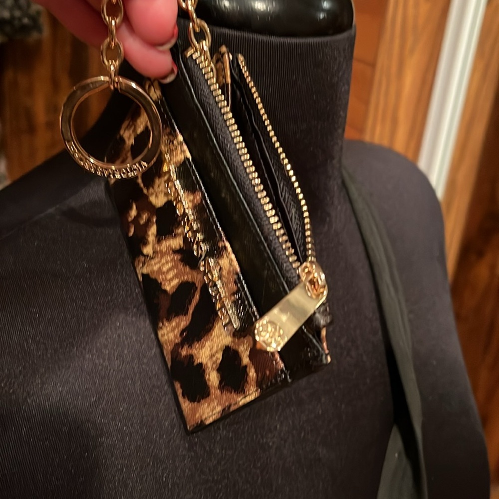 NWOT Victoria’s Secret Leopard Print Bag & Wallet Set - Picture 14 of 15